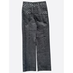Louis Vuitton Grey & White LV Spread Trousers